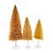 Cody Foster 15.5 Inch Spectrum Trees Rainbow Yellow Fall Decorative Tree Set , Thanksgiving Decor Bottle Brush Village Decorate